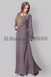 Embellished Handwork Designer Women Kaftan And Farasha 40238